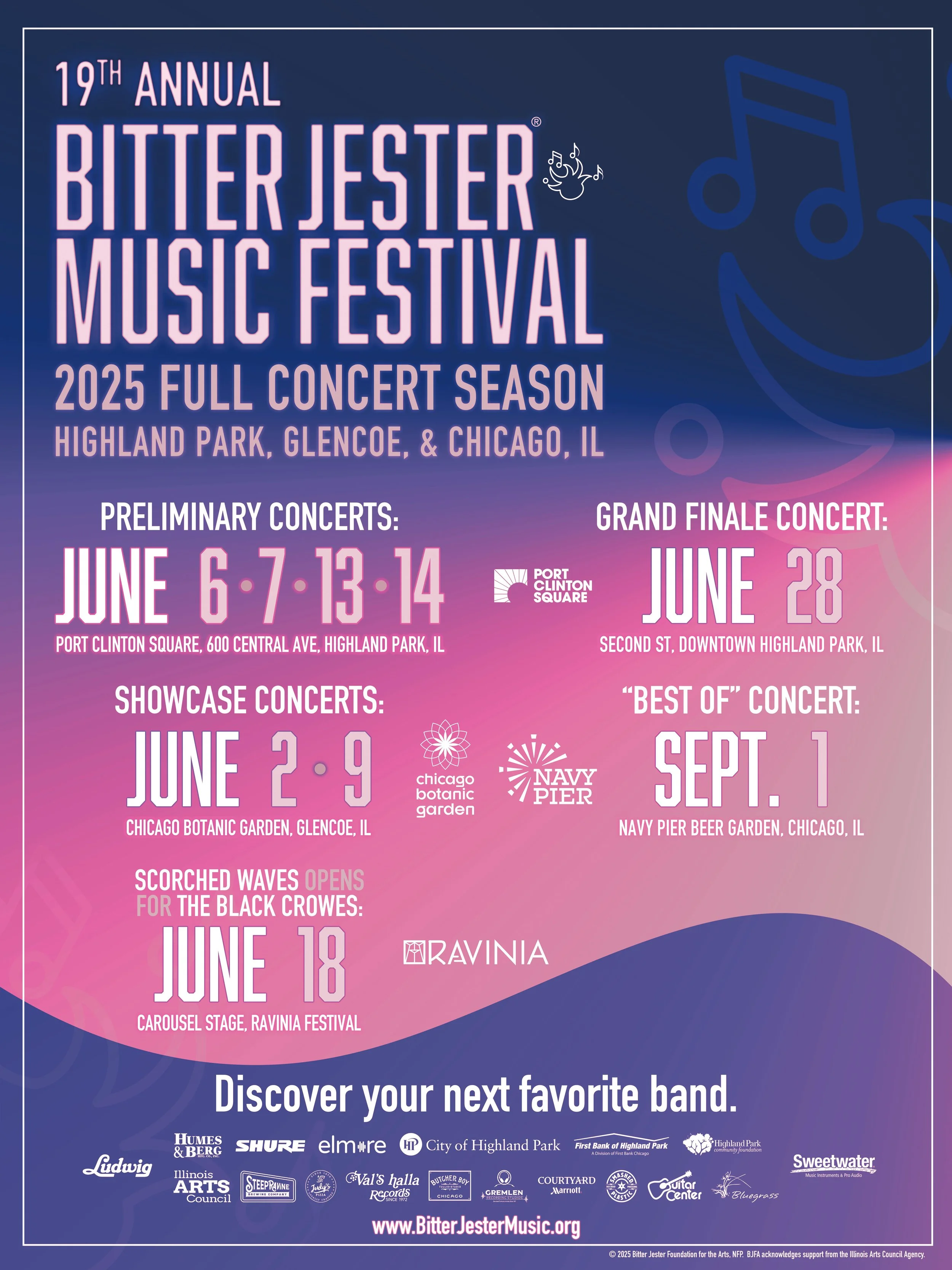 Fun, FREE, Family-Friendly Weekend Concert Series near Chicago